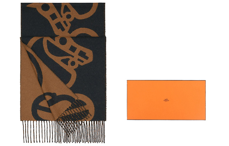 (Women) HERMES Luxury Cashmere Knit Scarf H259078S-01 圖 3