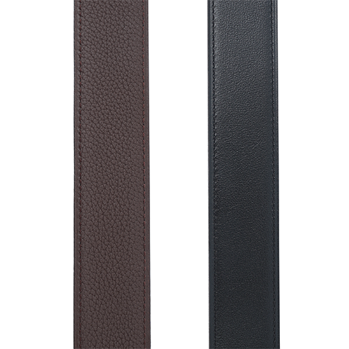 (Women) HERMES Matte Gold Buckle Calfskin Belt Black/Chocolate 3.2cm H064544CM2M-H073967CAAB 圖 3