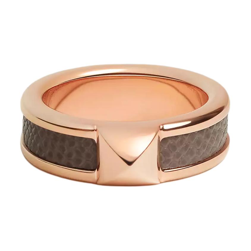 (Women) HERMES Medor Metal Ring for Women in Rose Gold. H500347FD1851