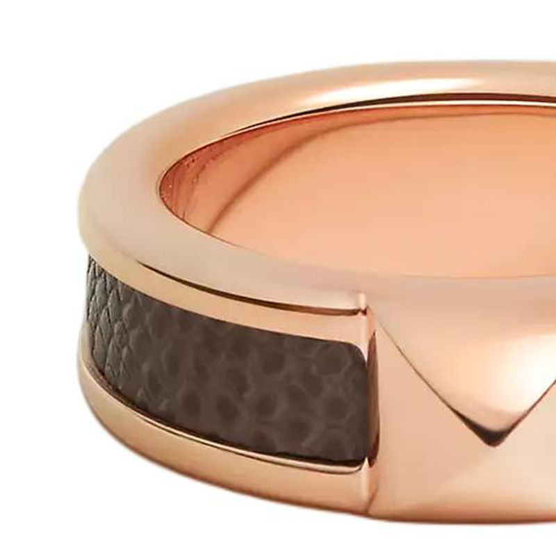 Lookbook (W) 爱马仕玫瑰金女士Medor金属戒指 H500347FD1851