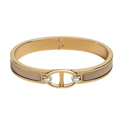 (Women) HERMES Mini Clic Chaine d'Ancre Enamel Bracelet Luxury Jewelry. H209000F-19PM
