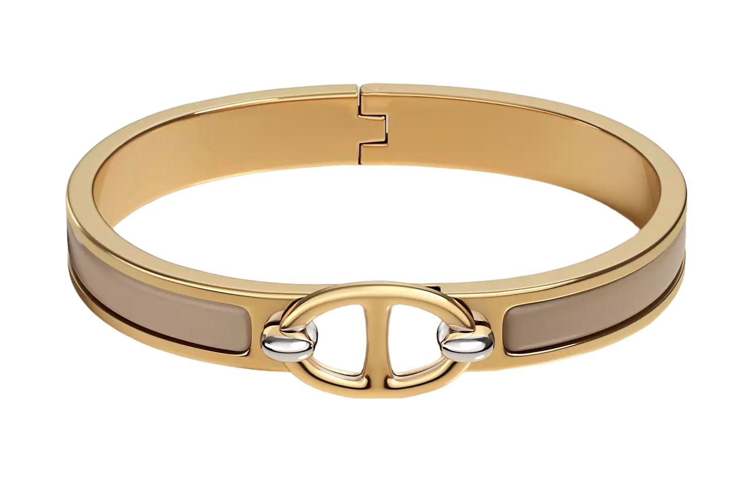 (Women) HERMES Mini Clic Chaine d'Ancre Enamel Bracelet  Luxury Jewelry. H209000F-19PM 圖 2