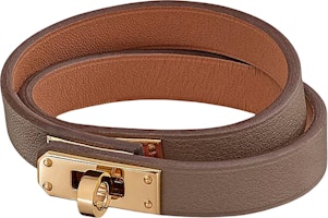 (Women) HERMES Mini Kelly Bracelet Brown H081182CC18 (Women) HERMES Mini Kelly Bracelet Brown H081182CC18