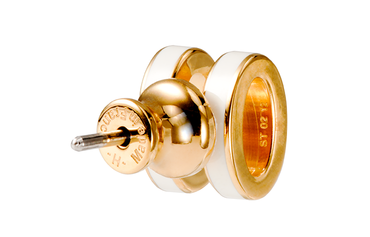 (Women) Hermes Mini Pop H Gold Plated Earrings White Gold-Tone H608002F-49 圖 4