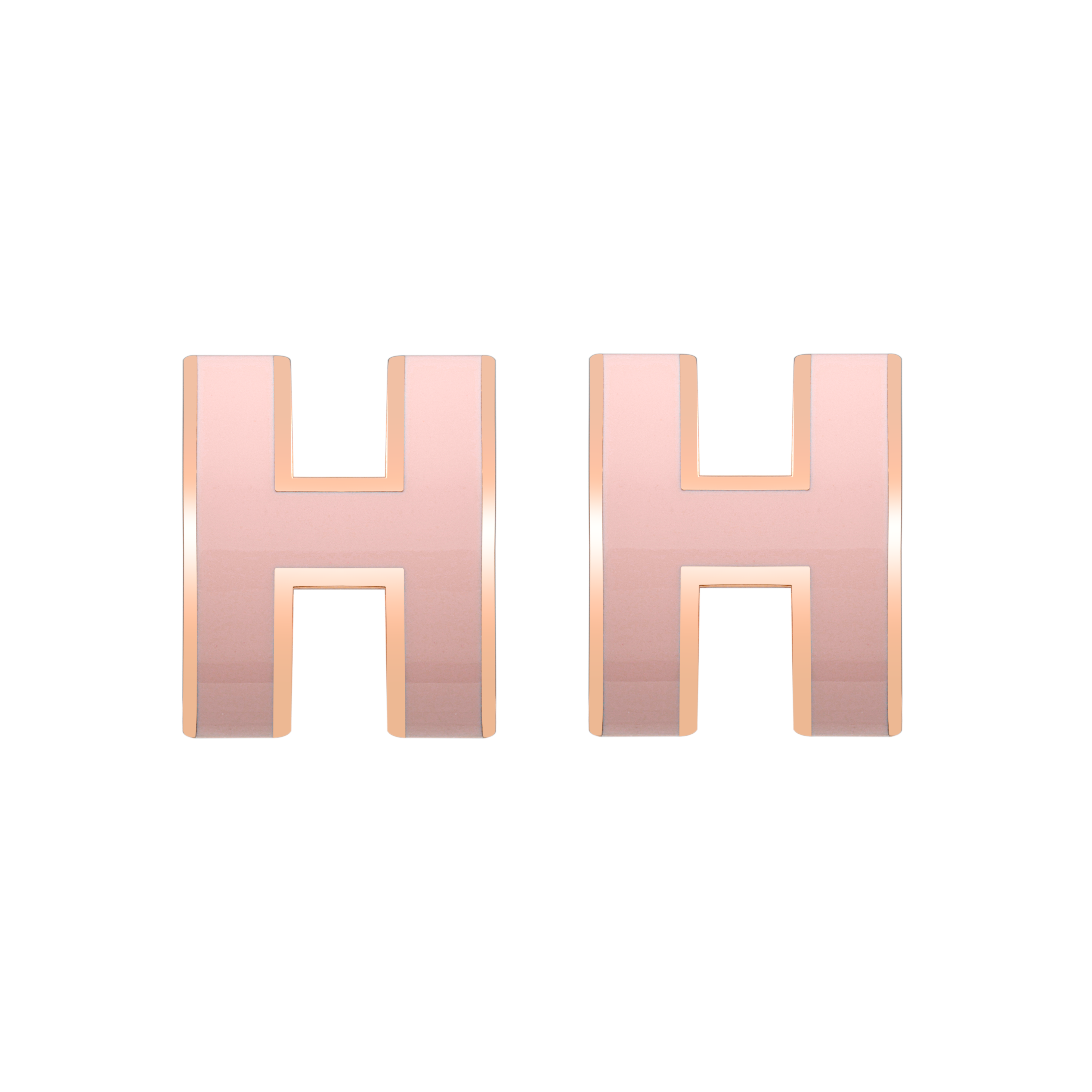 (Women) Hermes Mini Pop H Rose Gold-Plated Earrings H608002FO85 圖 2