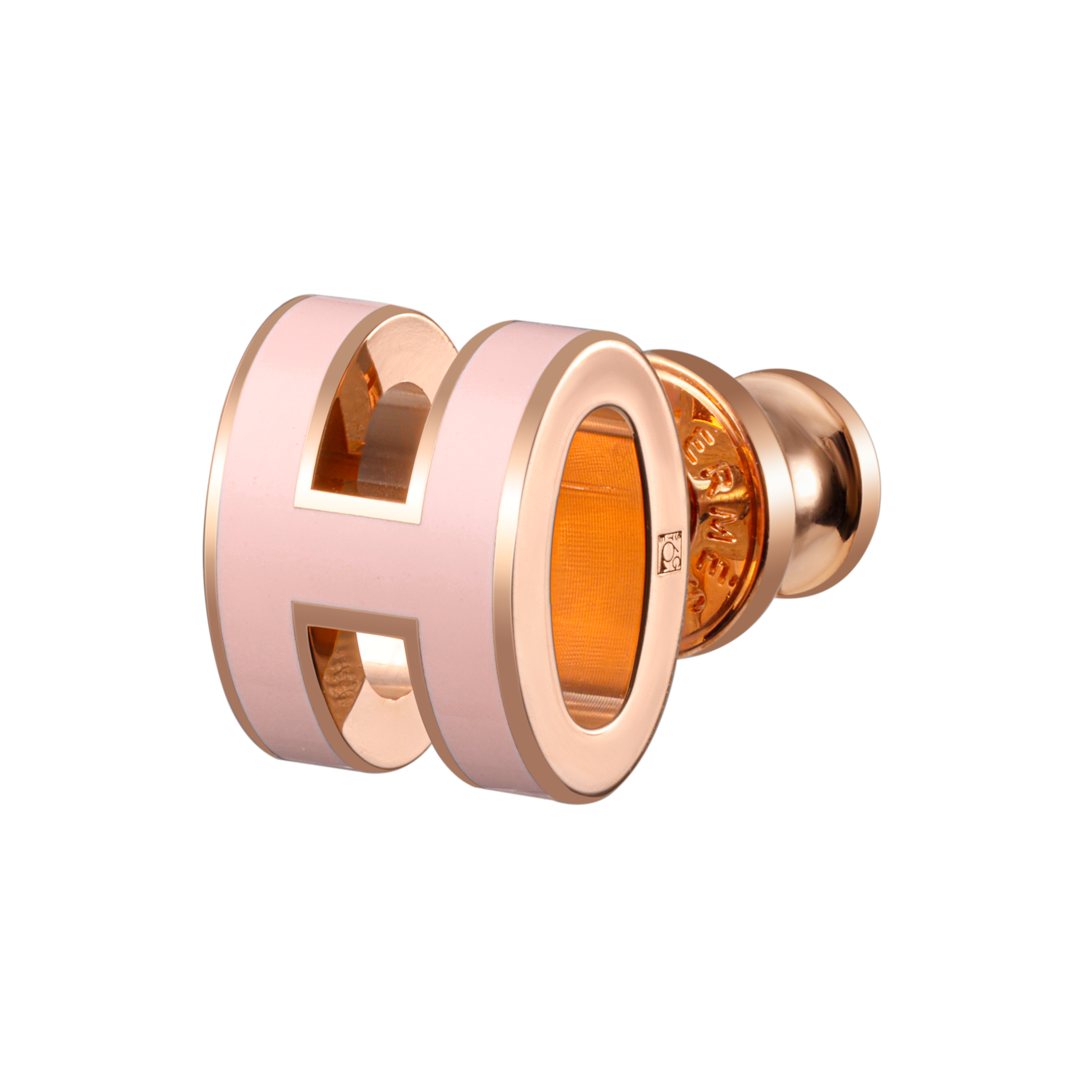 (Women) Hermes Mini Pop H Rose Gold-Plated Earrings H608002FO85 圖 4
