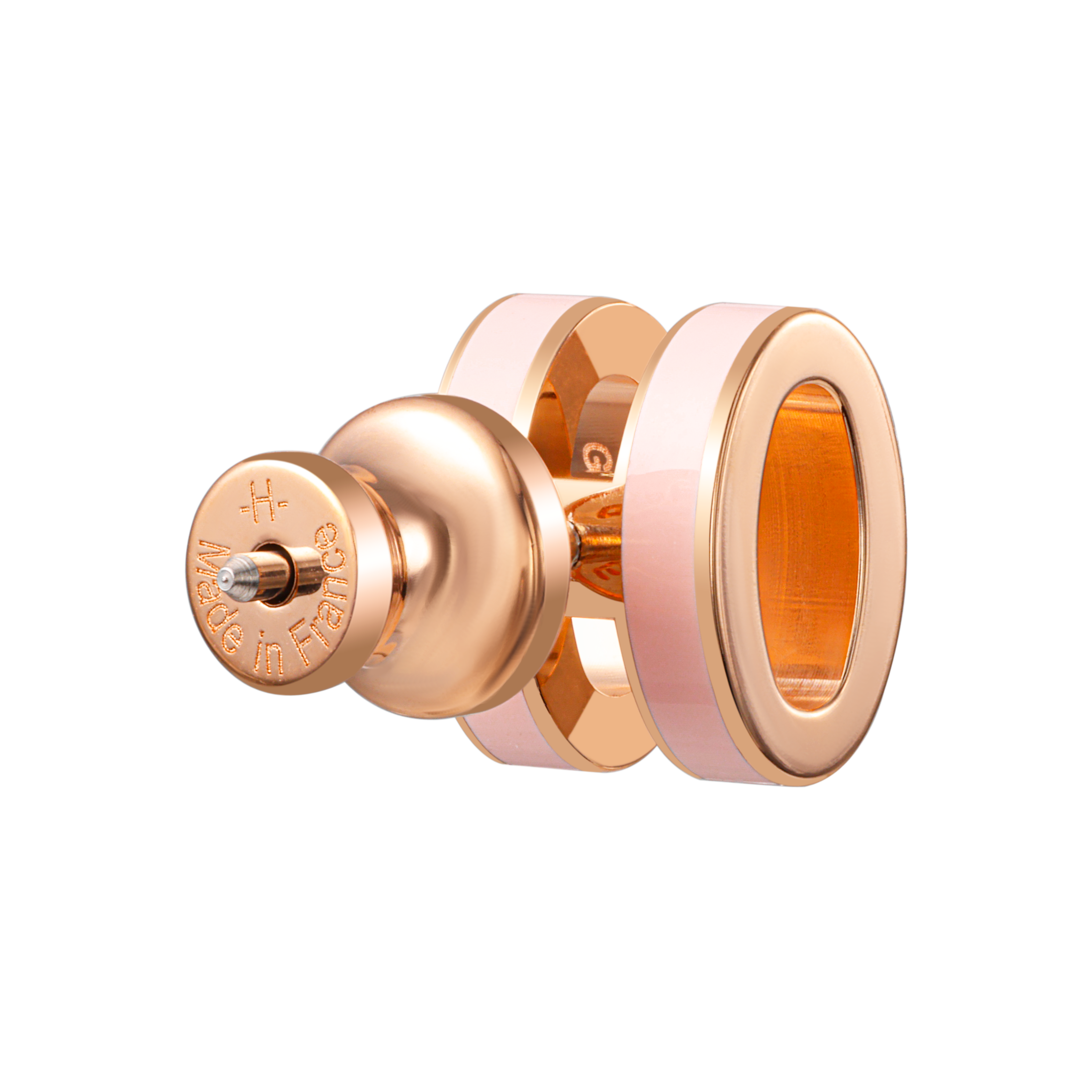 (Women) Hermes Mini Pop H Rose Gold-Plated Earrings H608002FO85 圖 5