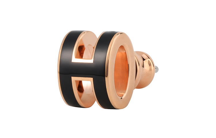 Lookbook (W) エルメス ミニポップH ローズゴールド メタル イヤリング レディース用 H608002FO03