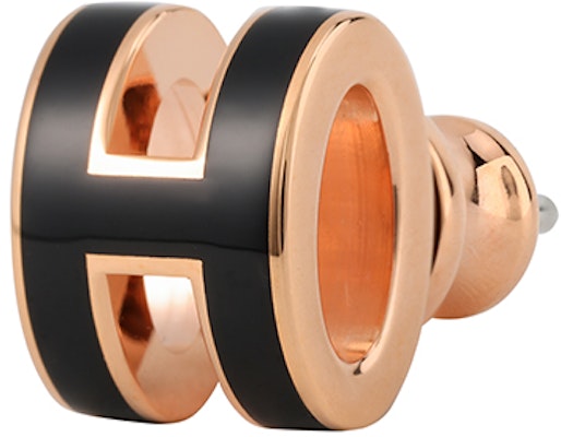 (W) エルメス ミニポップH ローズゴールド メタル イヤリング レディース用 H608002FO03 Lookbook (W) エルメス ミニポップH ローズゴールド メタル イヤリング レディース用 H608002FO03