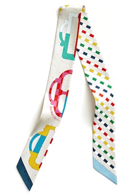 (Women) HERMES Modern Buckle Embroidered Bag with Scarf for Women Multi-color. H063351S 07 Buy (Women) HERMES Modern Buckle Embroidered Bag with Scarf for Women Multi-color. H063351S 07