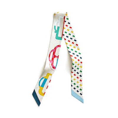 (Women) HERMES Modern Buckle Embroidered Bag with Scarf for Women Multi-color. H063351S 07