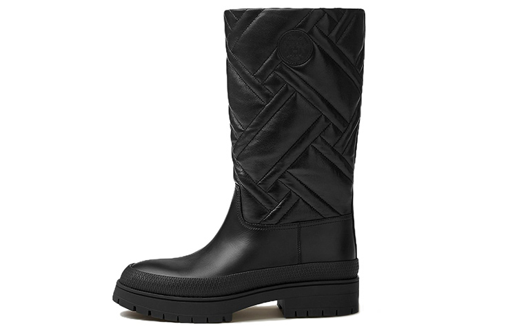 (Women) HERMES Mosaique Boots 'Black Quilted Goatskin' H222048Z-02