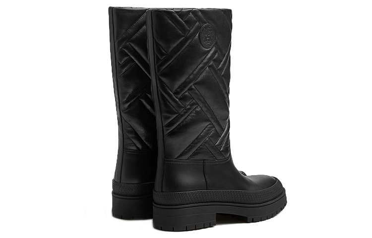 Purchase (W) 에르메스 모자이크 퀼팅 염소가죽 부츠 (블랙) H222048Z-02