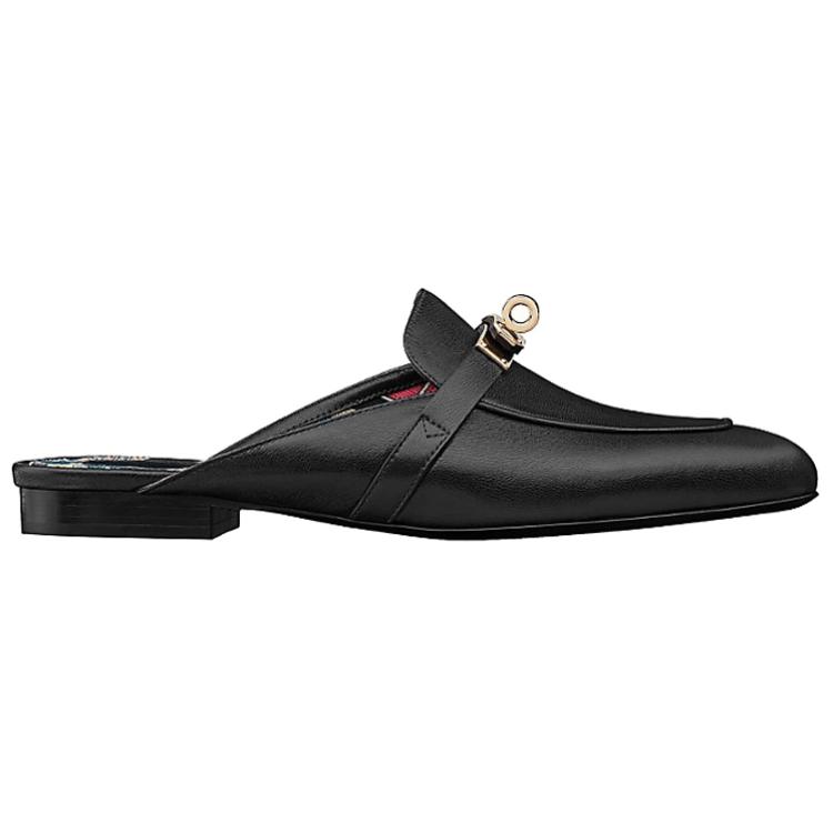 Order (W) HERMES Mule 'Kulit Hitam Fesyen' H211160Z-02