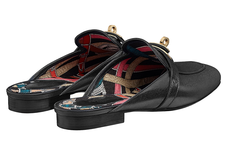 Purchase (W) HERMES Mule 'Kulit Hitam Fesyen' H211160Z-02