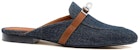(W) HERMES Terompah 'Biru Denim' H221084Z-48