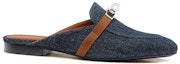 Order (W) HERMES Terompah 'Biru Denim' H221084Z-48