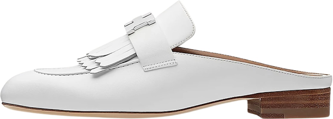 (Women) HERMES Mule 'White Calfskin' H181067Z-91 Buy (Women) HERMES Mule 'White Calfskin' H181067Z-91