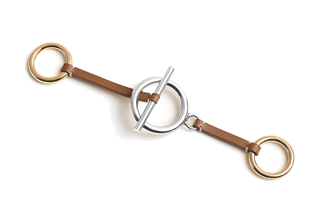 (Women) HERMES Multi-Ring Scarf Buckle Accessory for Women - Brown. H603564Sv00