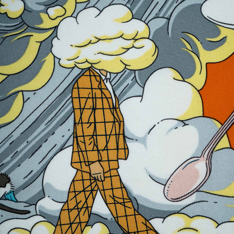 (Women) HERMES My Cloud Series Silk Scarf 90x90cm  Fashion Accessory. H003900S-11 圖 4