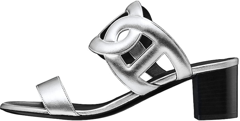 (Women) HERMES Nappa High-Heel Sandals 'Silver' H202180Z-52 Buy (Women) HERMES Nappa High-Heel Sandals 'Silver' H202180Z-52