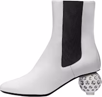 (Women) HERMES Nappa Leather Ankle Boot 'White' H212006Z-90 (Women) HERMES Nappa Leather Ankle Boot 'White' H212006Z-90