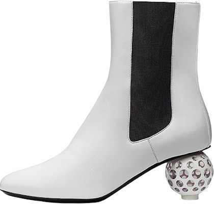(Women) HERMES Nappa Leather Ankle Boot 'White' H212006Z-90 Buy (Women) HERMES Nappa Leather Ankle Boot 'White' H212006Z-90