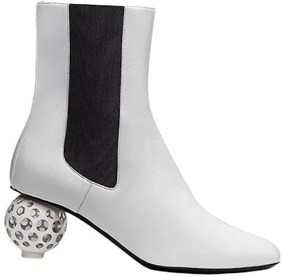 (Women) HERMES Nappa Leather Ankle Boot 'White' H212006Z-90 Order (Women) HERMES Nappa Leather Ankle Boot 'White' H212006Z-90