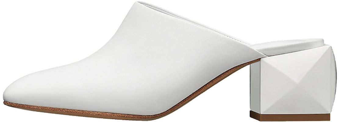 (Women) HERMES Nappa Leather Mule High Heel 'White Fashion' H211057Z-90 Buy (Women) HERMES Nappa Leather Mule High Heel 'White Fashion' H211057Z-90