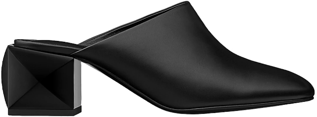 (Women) HERMES Nappa Mule High Heels 'Black Fashion' H211057Z-02 Order (Women) HERMES Nappa Mule High Heels 'Black Fashion' H211057Z-02
