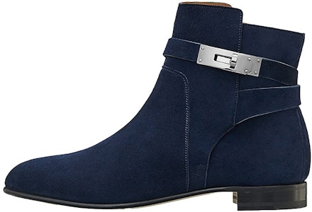 (W) HERMES Neo Ankle Boot 'Biru Suede dan Kulit Kambing' H162134Z-O5 Buy (W) HERMES Neo Ankle Boot 'Biru Suede dan Kulit Kambing' H162134Z-O5