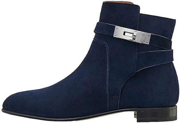 (W) HERMES Neo Ankle Boot 'Biru Suede dan Kulit Kambing' H162134Z-O5 Buy (W) HERMES Neo Ankle Boot 'Biru Suede dan Kulit Kambing' H162134Z-O5