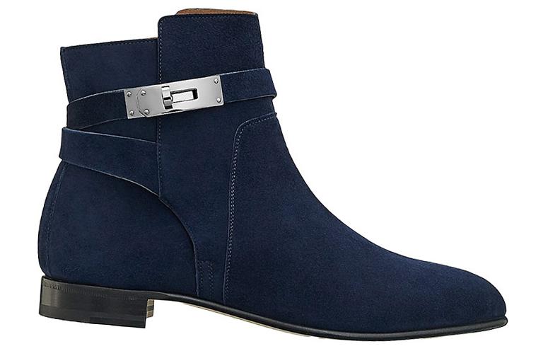 (W) HERMES Neo Ankle Boot 'Blue Suede and Goatskin' 圖 2