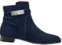 Order (W) HERMES Neo Enkellaars ''Blauw Suède en Geitenleer'' H162134Z-O5