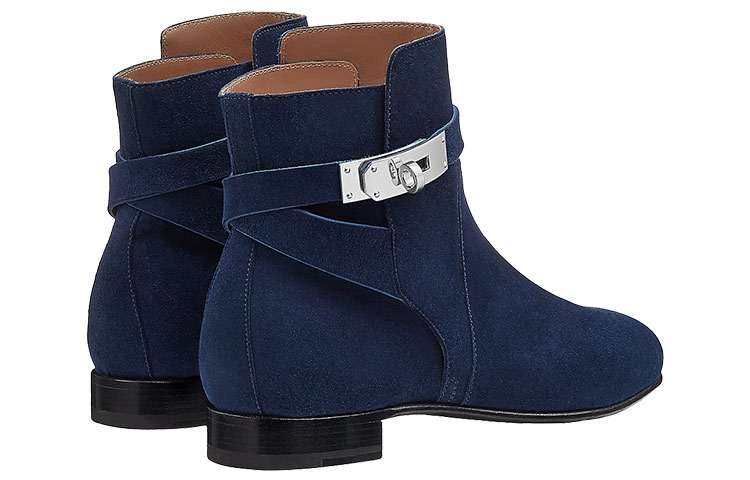 (W) HERMES Neo Ankle Boot 'Blue Suede and Goatskin' 圖 5