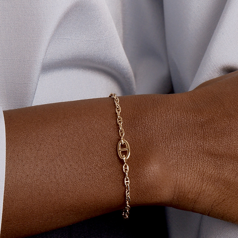 (Women) HERMES New Farandole Bracelet Small Women 18K Rose Gold. H119450B-00 圖 4