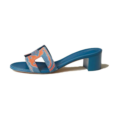 (W) HERMES Oasis 'Blue CMFT Fashion' Slides