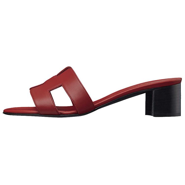 (Women) HERMES Oasis 'Burgundy' H141146Z-D4