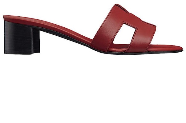 (W) HERMES Oasis 'Burgundy' - Kasut Slip-On Wanita Warna Burgundy H141146Z-D4 Order (W) HERMES Oasis 'Burgundy' - Kasut Slip-On Wanita Warna Burgundy H141146Z-D4