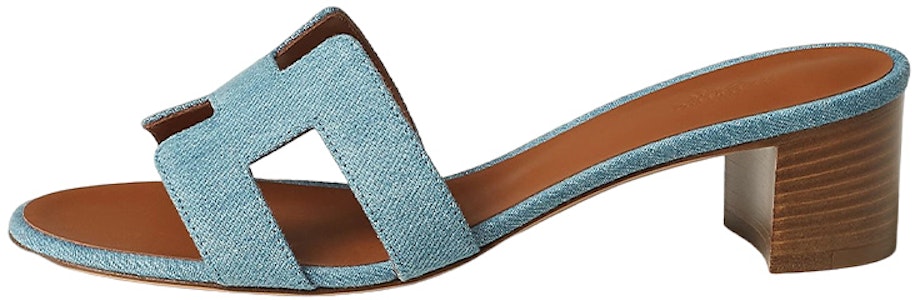 (W) HERMES Oasis 'Denim Open-Toe' Selipar Tumit Tinggi 'Biru Muda' H211250Z-BC Buy (W) HERMES Oasis 'Denim Open-Toe' Selipar Tumit Tinggi 'Biru Muda' H211250Z-BC