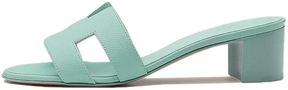 HERMES愛馬仕 Oasis 小牛皮 高跟 時尚涼鞋 5cm 女款 海沫綠 Buy HERMES愛馬仕 Oasis 小牛皮 高跟 時尚涼鞋 5cm 女款 海沫綠