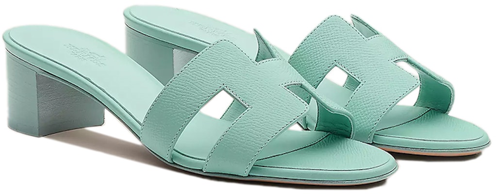 (Women) HERMES Oasis 'Seafoam Green' High Heel Sandals H151215Z-08 Lookbook (Women) HERMES Oasis 'Seafoam Green' High Heel Sandals H151215Z-08