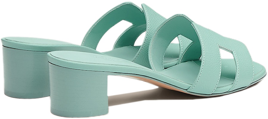 (Women) HERMES Oasis 'Seafoam Green' High Heel Sandals H151215Z-08 Shop (Women) HERMES Oasis 'Seafoam Green' High Heel Sandals H151215Z-08