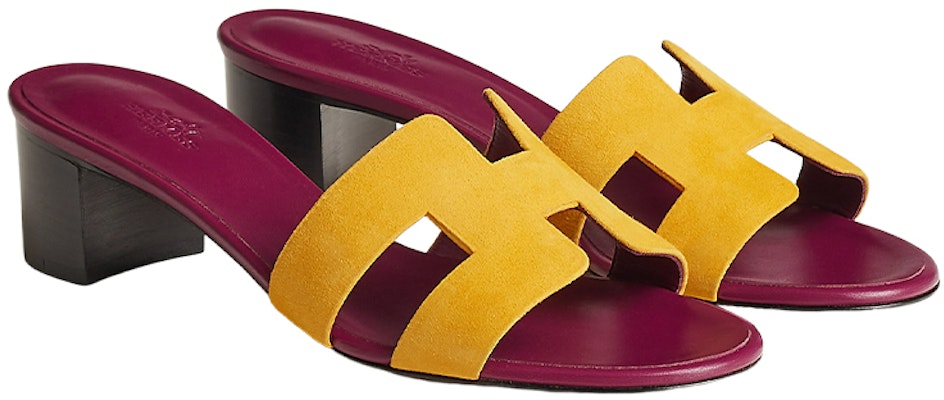 (Women) HERMES Oasis 'Yellow Purple' H221257Z-8X Shop (Women) HERMES Oasis 'Yellow Purple' H221257Z-8X