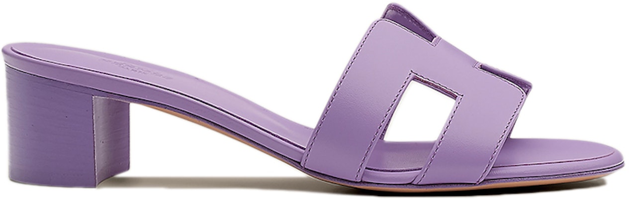 HERMES 愛馬仕 Oasis 小牛皮 高跟露趾 時尚涼拖 5cm 女款 帕爾馬紫 Order HERMES 愛馬仕 Oasis 小牛皮 高跟露趾 時尚涼拖 5cm 女款 帕爾馬紫