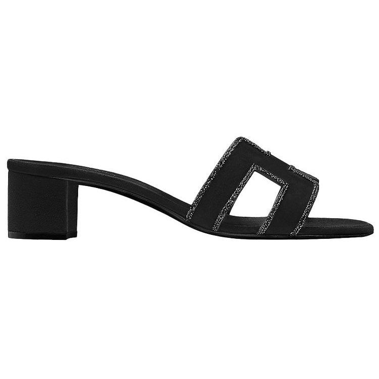 (W) HERMES Oasis Sandal 'Black Crystal' 圖 2