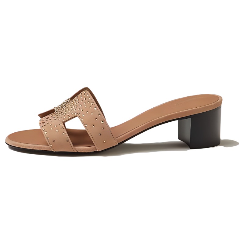 (W) HERMES Oasis Sandal 'Brown'
