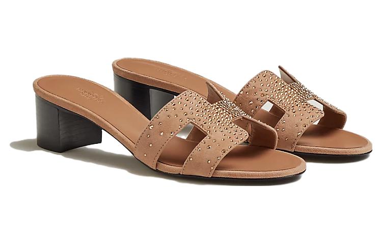 (W) HERMES Oasis Sandal 'Brown' 圖 3