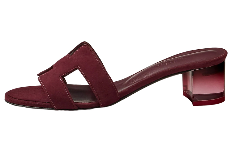 (W) HERMES Oasis Sandal 'Deep Red'