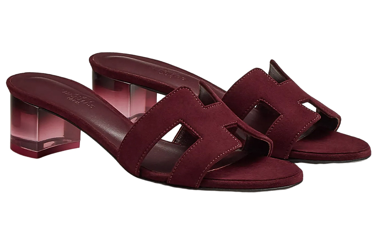 (W) HERMES Oasis Sandal 'Deep Red' 圖 3